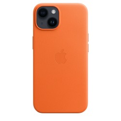 🔥¡Compra ya tu Funda MagSafe Cuero iPhone 14 Naranja en icanarias.online!