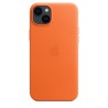 Funda MagSafe Cuero iPhone 14 Plus Naranja - Fundas iPhone - Apple