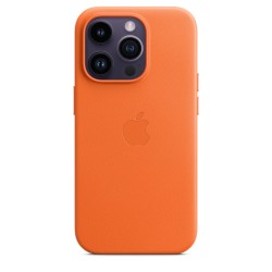 🔥¡Compra ya tu Funda MagSafe Cuero iPhone 14 Pro Naranja en icanarias.online!