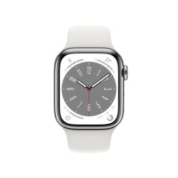 Watch 8 GPS Celular 41 Plata Acero Blanco - Apple Watch 8 - Apple