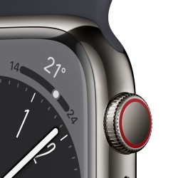 Watch 8 GPS Celular 41 Grafito Acero Medianoche - Apple Watch 8 - Apple