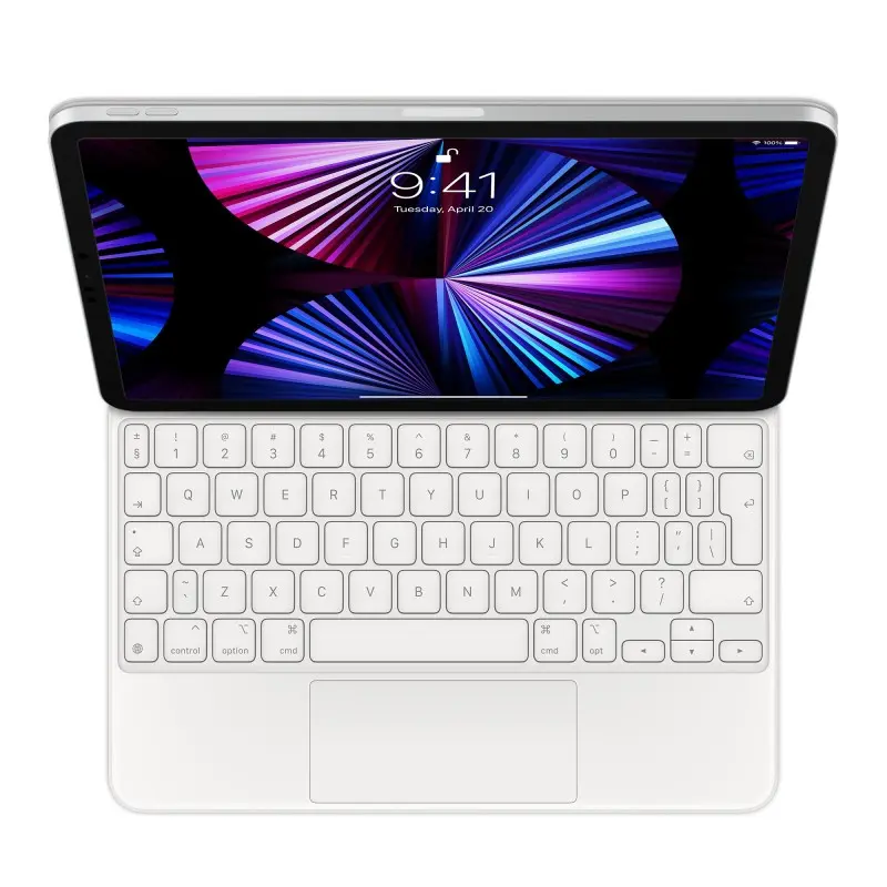 🔥Compra Magic Keyboard iPad Pro 11 & Air Inglés Blanco en iCanarias.online