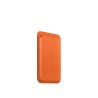 Cartera Cuero MagSafe iPhone Naranja - iPhone Accesorios - Apple