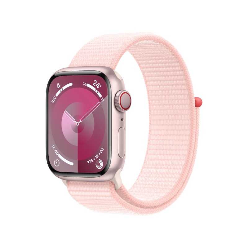 🔥¡Compra ya tu Watch 9 Aluminio 41 Cell Rosa Banda Tejido Rosa en iCanarias.online!