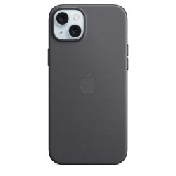 🔥¡Compra ya tu Funda tejido fino iPhone 15 Plus Negro en icanarias.online!