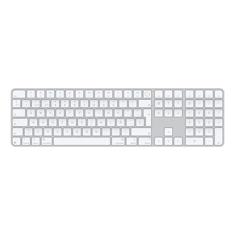 🔥Compra Magic Keyboard Blanco Touch ID y Teclado Numérico – Español en iCanarias.online