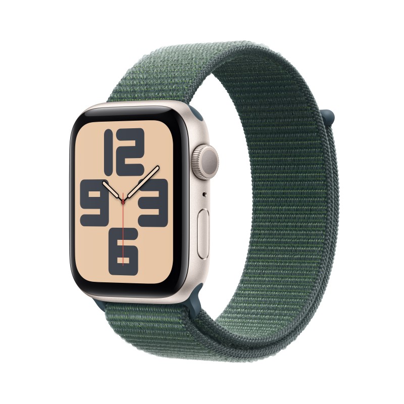 🔥Compra Watch SE 44mm Blanco estrella correa Verde lago Sport en iCanarias.online