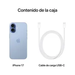 🎁 Regalo de Navidad y Reyes iPhone 17 512GB Azul neblina