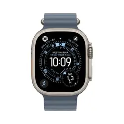 🎁 Regalo de Navidad y Reyes Watch Ultra 3 Cell 49mm Titanio Natural Correa ocean Azul náutico