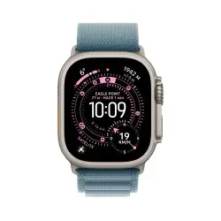 🎁 Regalo de Navidad y Reyes Watch Ultra 3 Cell 49mm Titanio Natural Correa Loop Alpine azul claro S