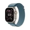🎁 Regalo de Navidad y Reyes Watch Ultra 3 Cell 49mm Titanio Natural Correa Loop Alpine azul claro M