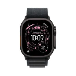 🎁 Regalo de Navidad y Reyes Watch Ultra 3 Cell 49mm Titanio Negro Correa loop alpine negro M