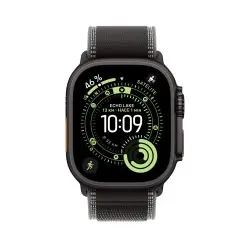 🎁 Regalo de Navidad y Reyes Watch Ultra 3 Cell 49mm Titanio Negro Correa negra carbón S/M