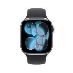 🎁 Regalo de Navidad y Reyes Watch 11 46mm Gris Espacial Correa deportiva negra M/L