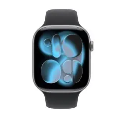 🔥Compra Watch 11 Cell 42mm Gris Espacial Correa deportiva negra M/L