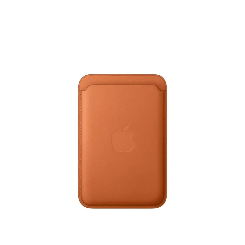 🔥Compra Cartera de trenzado fino MagSafe Naranja Zorro 