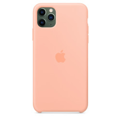 iPhone 11 Pro Max Silicona Funda Rosa