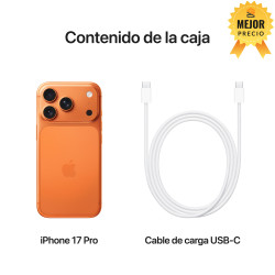 iPhone 17 Pro 512GB Naranja cósmico