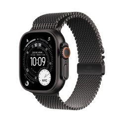 Watch Ultra 3 Cell 49mm Titanio Negro Correa Milanese Negra S