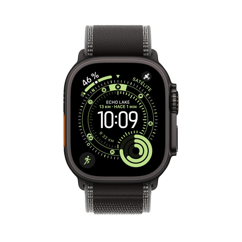 Watch Ultra 3 Cell 49mm Titanio Negro Correa negra carbón S/M · comprar en Canarias
