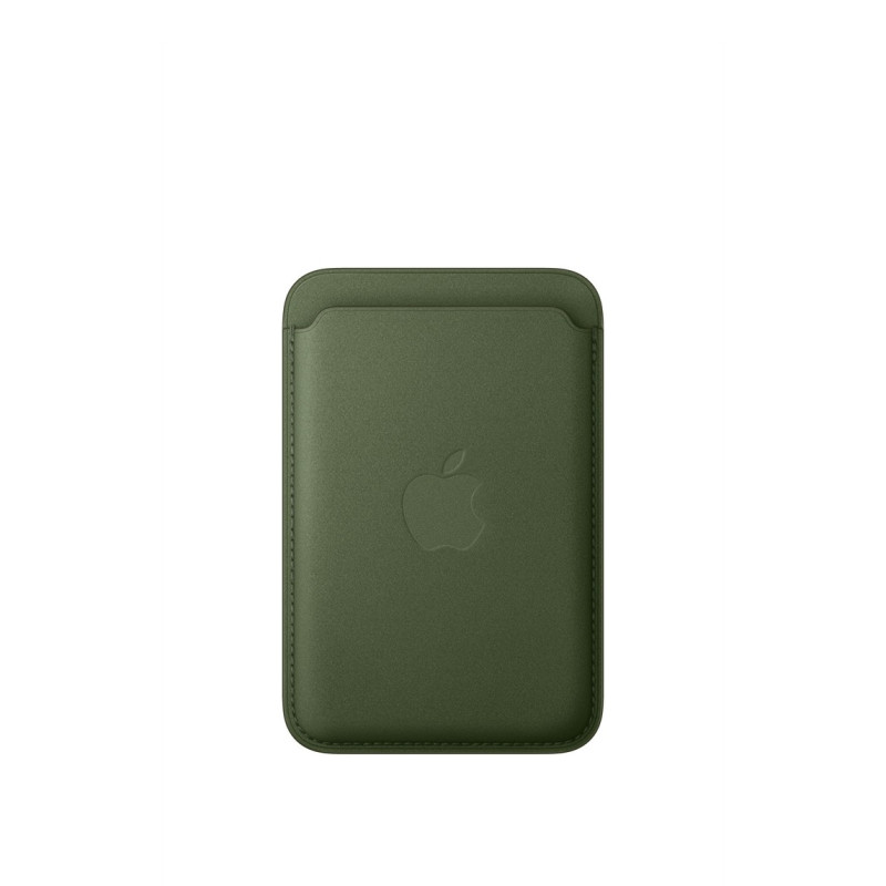 Cartera de trenzado fino MagSafe Musgo