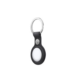 Llavero trenzado fino  AirTag Negro