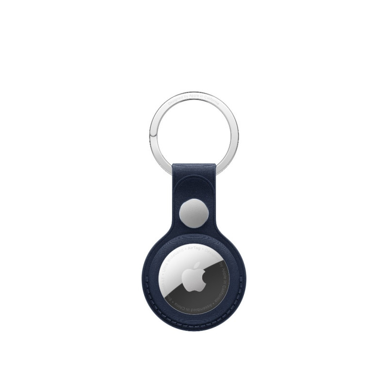 Llavero trenzado fino  AirTag Azul marino