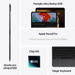 iPad Pro 13 M5 Wi‑Fi 2TB Plata