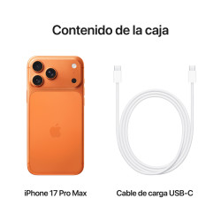 iPhone 17 Pro Max 1TB Naranja cósmico