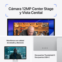 Studio Display XDR con vidrio estándar y adaptador de montaje VESA