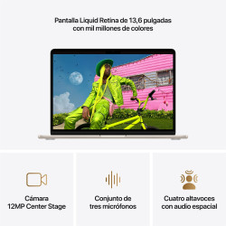 MacBook Air 13 M5 16GB 1TB Blanco estrella