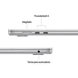 MacBook Air 15 M5 16GB 512GB Plata
