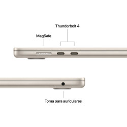 MacBook Air 15 M5 16GB 512GB Blanco estrella
