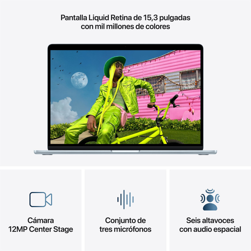 MacBook Air 15 M5 16GB 512GB  Azul cielo